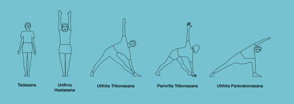 Viparita, sélection de postures debout pour développer une pratique personnelle de yoga